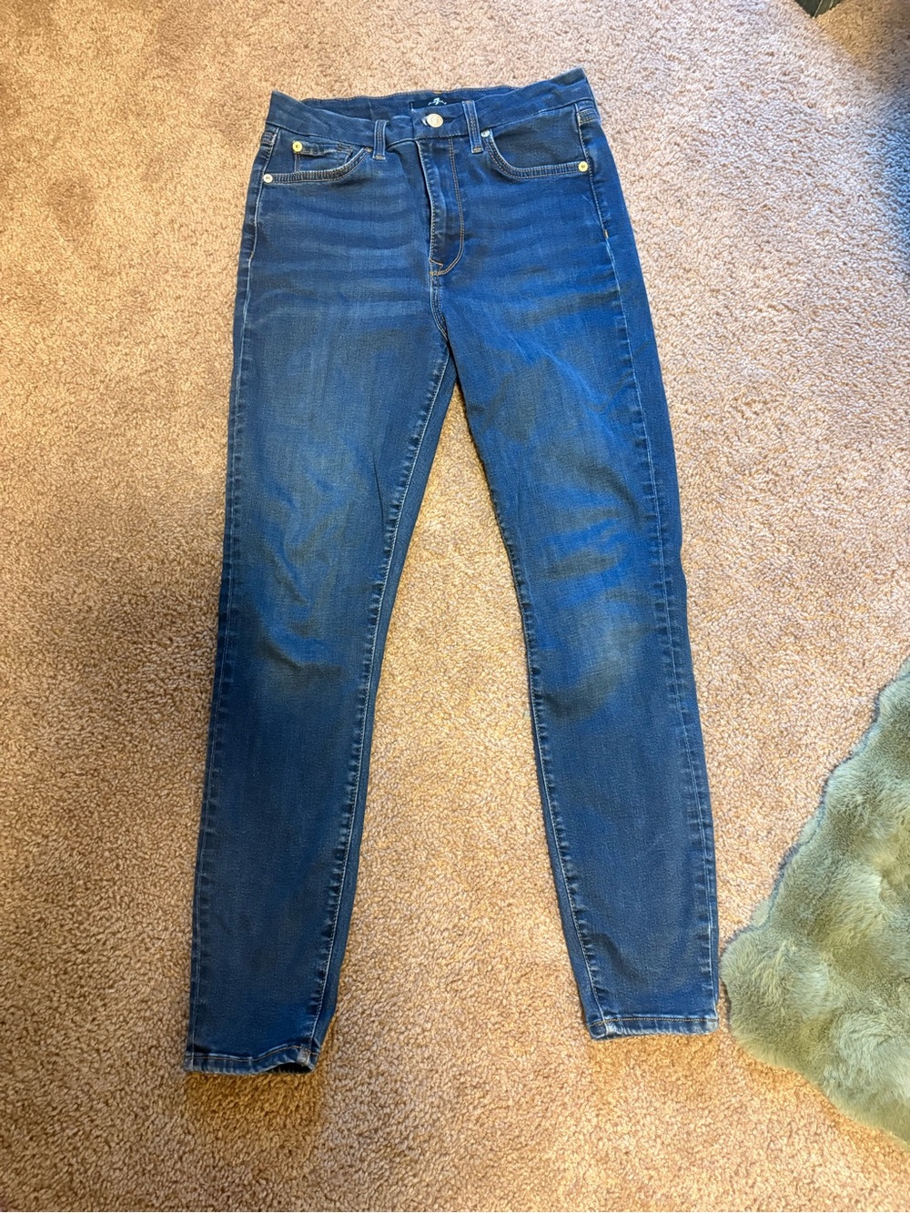 7 For All Mankind Ankle Slim Illusion Women’s Skinny Jean Size 27